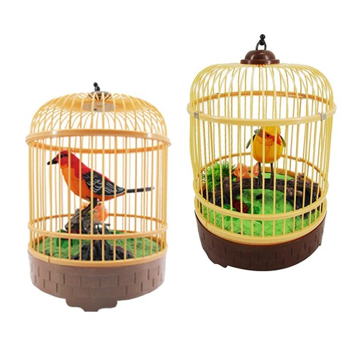 Singing bird parakeet - singing,