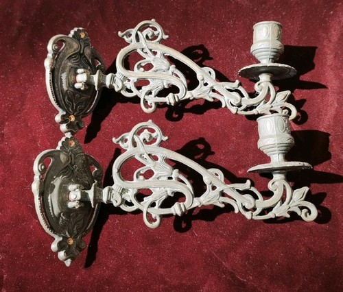 Vintage brass piano wall - brass,