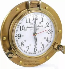 Antique Brass Porthole wall