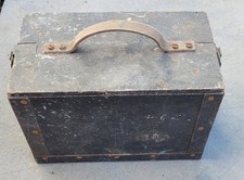 Vintage wooden tool box