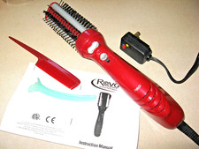RED REVO HOT AIR HAIR STYLER, STRAIGHTENER ROTATING ELECTRIC BRUSH HB2-100