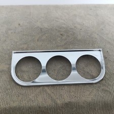 NOS CHROME DASH PANEL 52mm