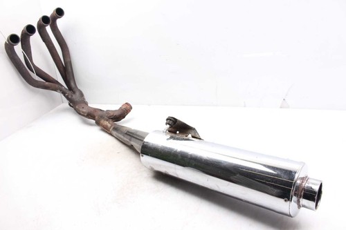 Exhaust muffler rear left
