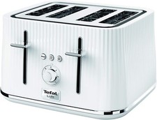 Tefal TT760140 4-Slice Toaster LOFT 4 Extra Wide Slots  High Lift 1700w WHITE