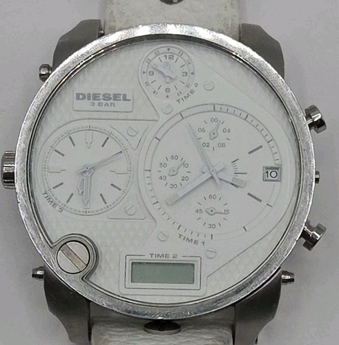Diesel dz7194 white leather - white,