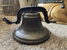 Vintage Antique Iron School Bell * Church Bell * 10.5”