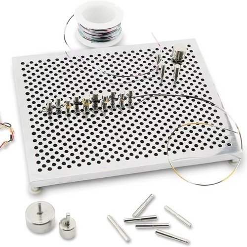 Aluminum wire jig jewelry - aluminum,