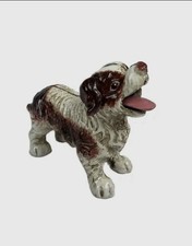 VINTAGE STYLE CAST IRON SPRINGER SPANIEL DOG MONEY BOX BANK
