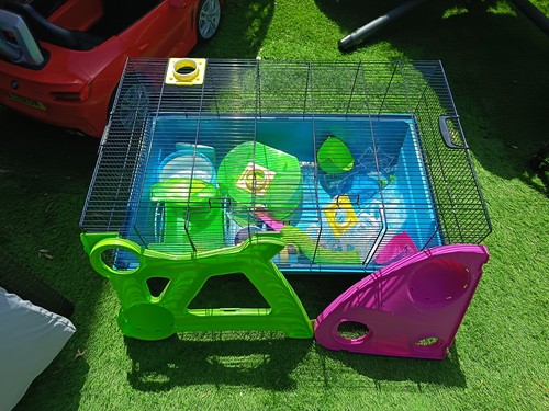 Savic hamster sky cage blue - hamster,
