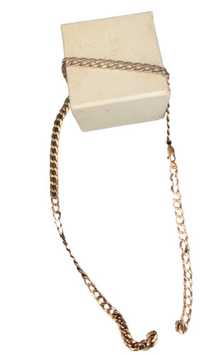 9ct gold curb chain 375 - chain, –
