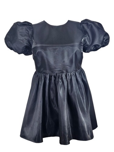 Boohoo taffeta black puff