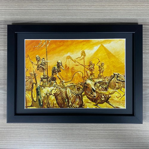 Tomb kings framed - art, chariot