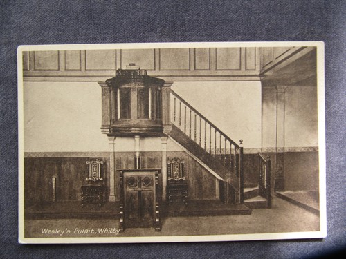 Old postcard wesley s - postcard, wesley's