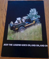 JEEP CJ7 RENEGADE car sales brochure catalogue from UK