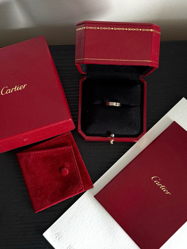 Cartier love ring white gold - cartier,