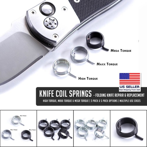 Knife coil springs - knife, for