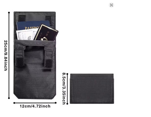 Phantom pocket travel wallet - pocket,