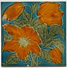 Art Nouveau Fireplace Tile