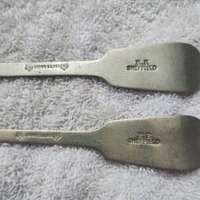 Crown silver forks x 2 Richard