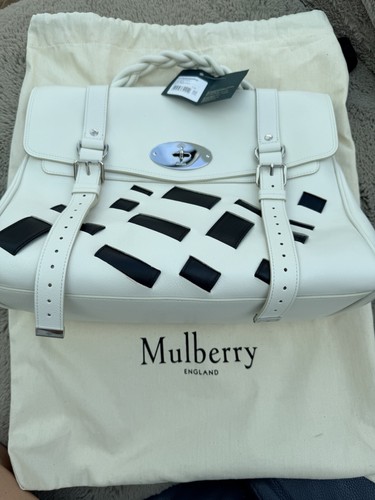 Mulberry white whipstitch - mulberry,
