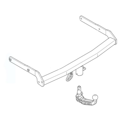 Westfalia towbar for audi - towbar,