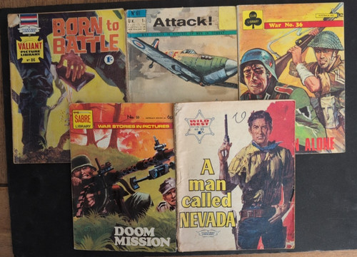 Vintage picture library comics - picture,