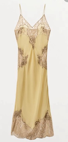Zara lace satin - satin, midi