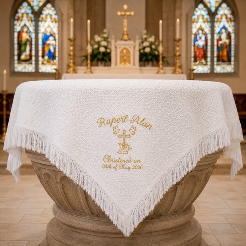 Embroidered baby blanket - baby,