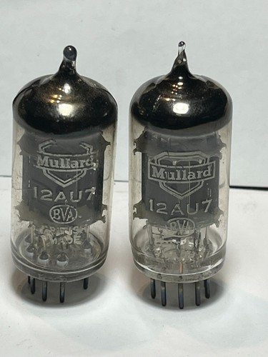 Mullard 12au7 ecc82 valves - x,