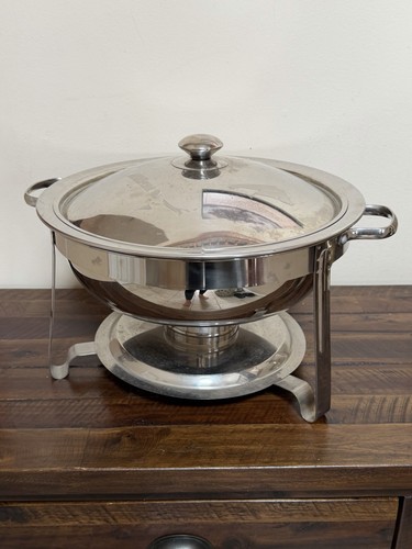 Round chafing dish - chafing,