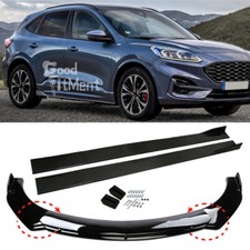 Glossy Black Front Bumper Lip