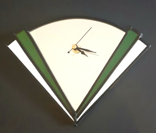 Art deco mirror wall - wall, clock
