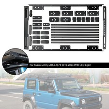Aluminium Roof Rack Luggage Rack Fit Suzuki Jimny 2019-2023 W/ Led Light WG