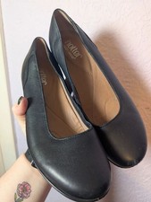 Hotter Black Leather Block