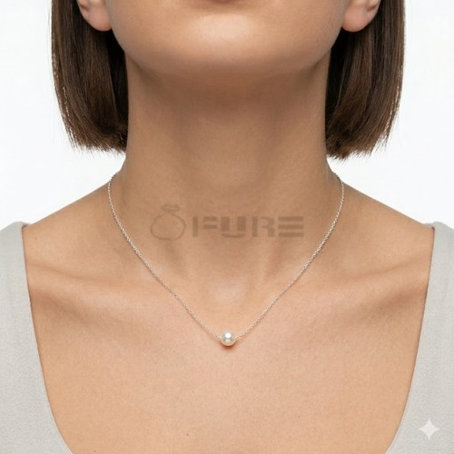 9ct gold classic pearl charm - pearl,