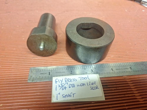 Fly press tool dia - press, 25/64"