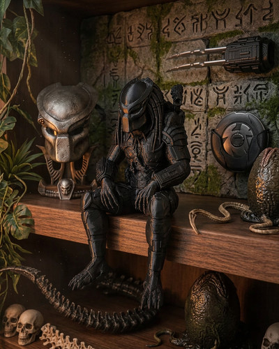 Sitting predator contemplative - sitting,