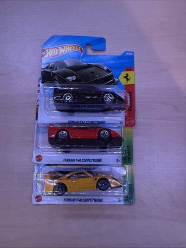 Hot wheels ferrari f40 - wheels, 3x