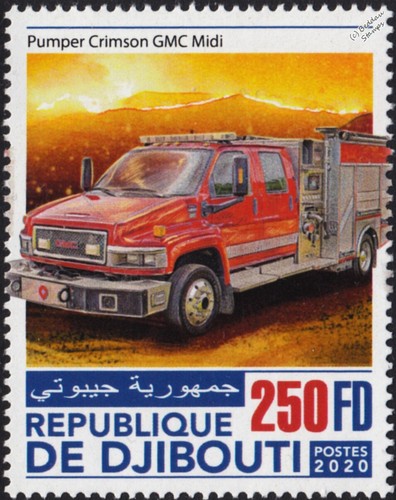 Gmc midi crimson pumper fire - gmc,