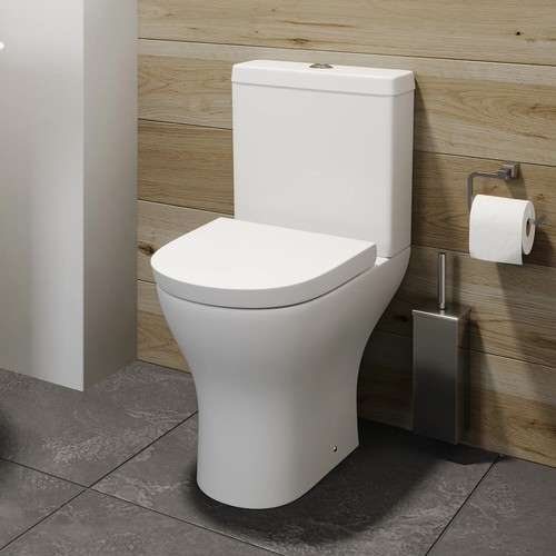Close coupled toilet modern - close,