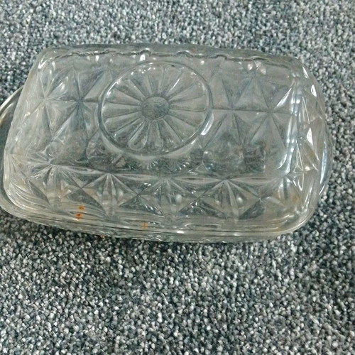 Clear pressed glass - clear,
