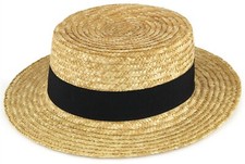 Mens or Womens Straw Boater