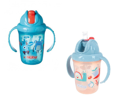Nuby flip sip straw cup - sip, with