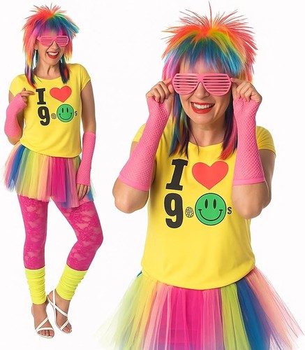 90s 6pcs neon fancy - 6pcs, dress