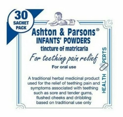 Teething powders ashton and - ashton,