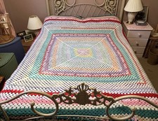 Hand made crochet blanket - hand,