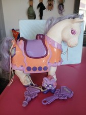 Vintage Keypers Diamond Pony and Dash with key 1980s toy and Brush 