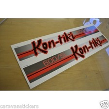 SWIFT Kon-Tiki - (1990) - Motorhome Side Name & Model Number Stickers  - PAIR