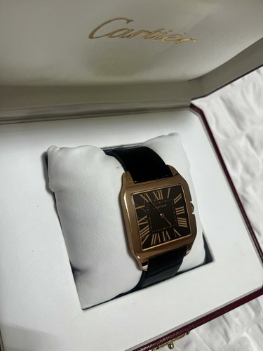 Cartier santos dumont 18k - cartier,