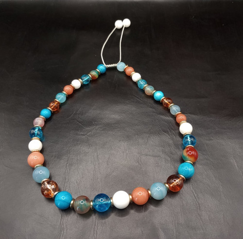 Lola rose necklace agate - lola, rock